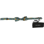 Dolce & Gabbana Elegant Mint Green Jazz Club Silk Bow Tie Bow Tie Dolce & Gabbana Dark Slate Gray