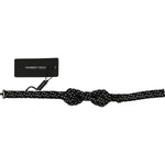 Dolce & Gabbana Elegant Black Polka Dot Silk Bow Tie Bow Tie Dolce & Gabbana Black
