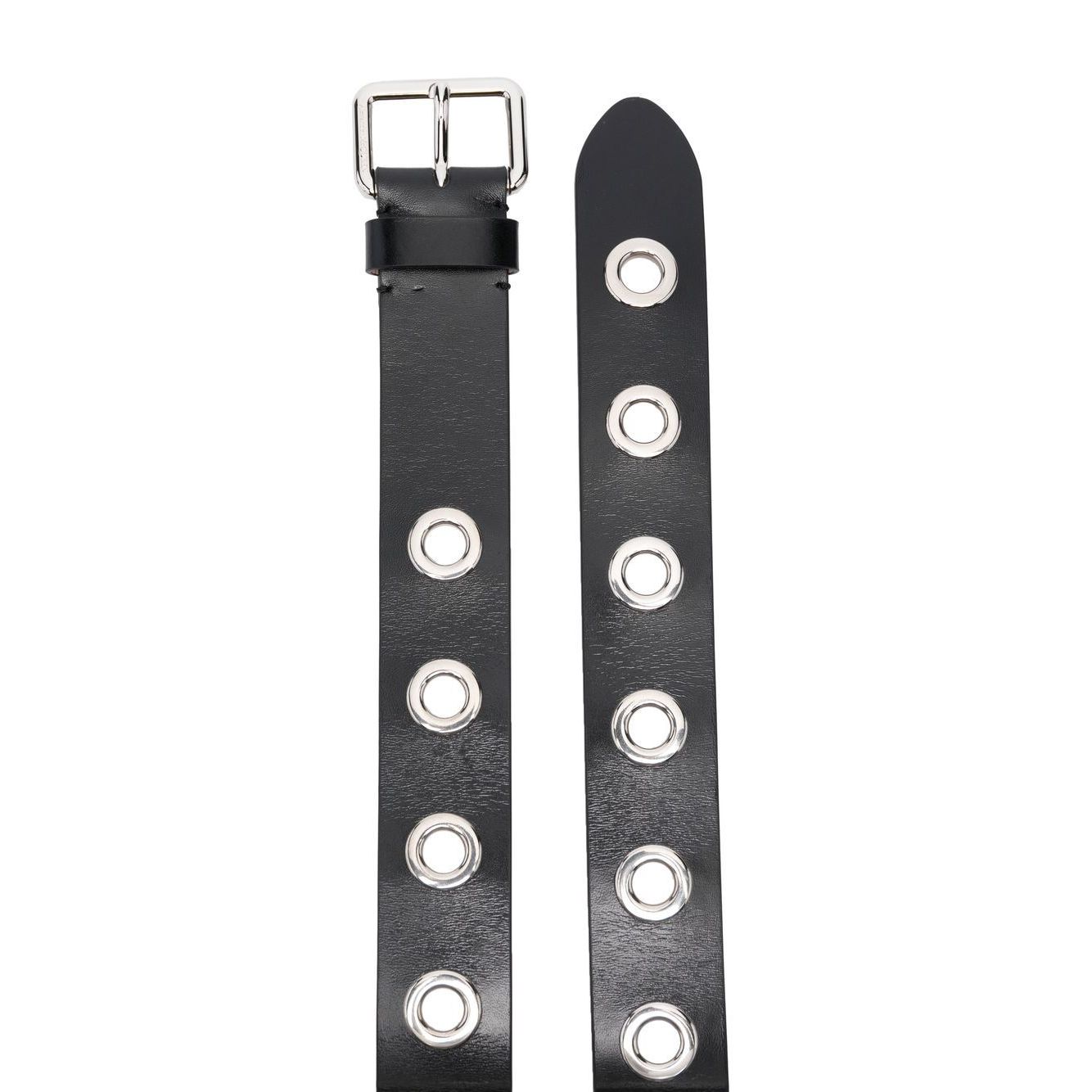 Alexander McQueen Eyelets leather belt Belts