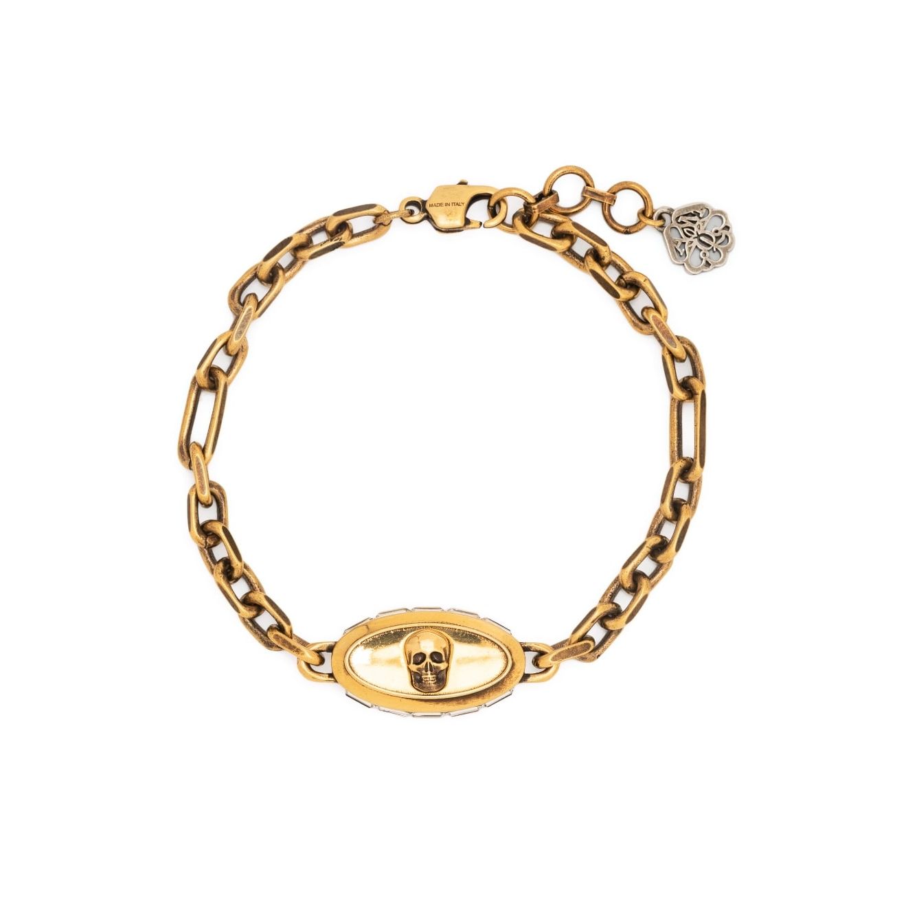Alexander McQueen skull-detail chain-link bracelet