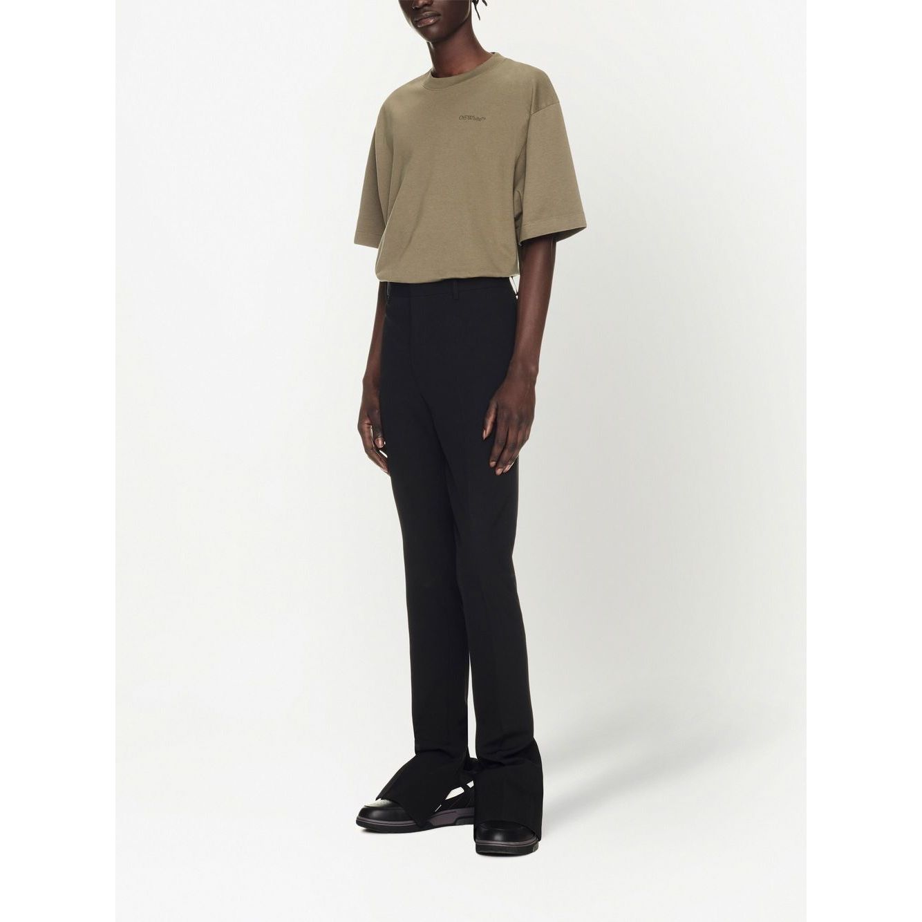 Off White Wool skinny trousers Trousers
