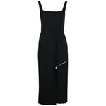 Alexander McQueen zip-embellished Midi Dress Dresses