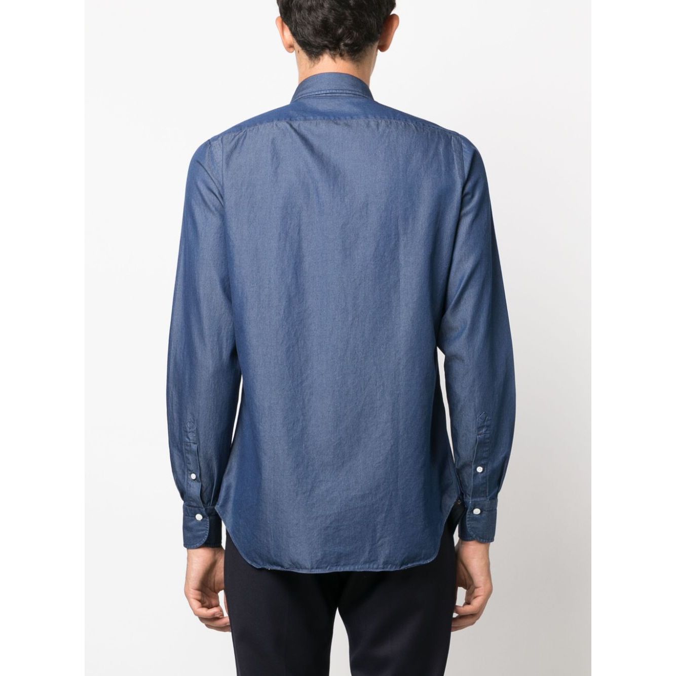 FINAMORE 1925 NAPOLI Shirts Blue Shirts