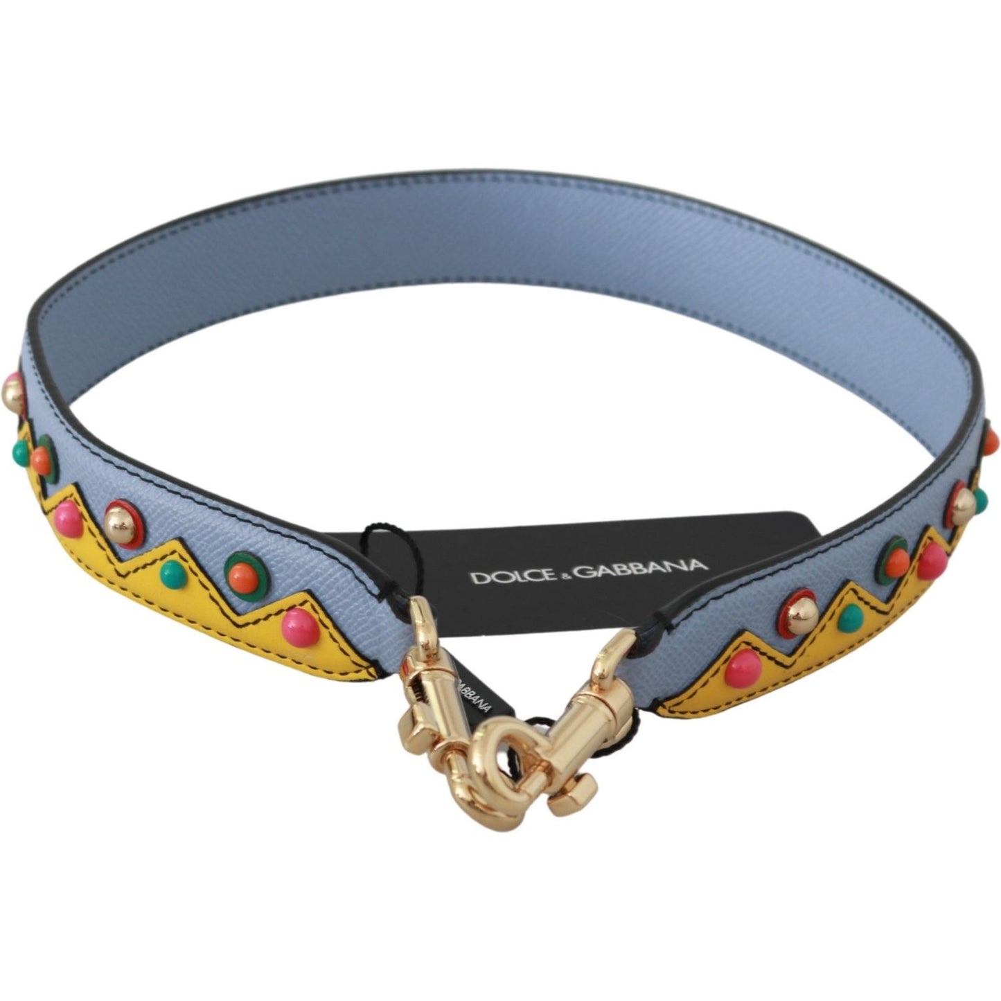 Dolce & Gabbana Blue Handbag Accessory Shoulder Strap Leather