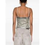 Diesel Diesel Top Grey A1684709L7902-P25 LDin,Spring - Summer 2025,Women,Women > Clothing,Women > Clothing > Topwear,Yes Eu