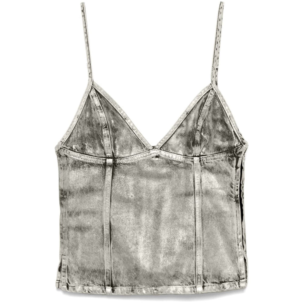 Diesel Diesel Top Grey A1684709L7902-P25 LDin,Spring - Summer 2025,Women,Women > Clothing,Women > Clothing > Topwear,Yes Eu