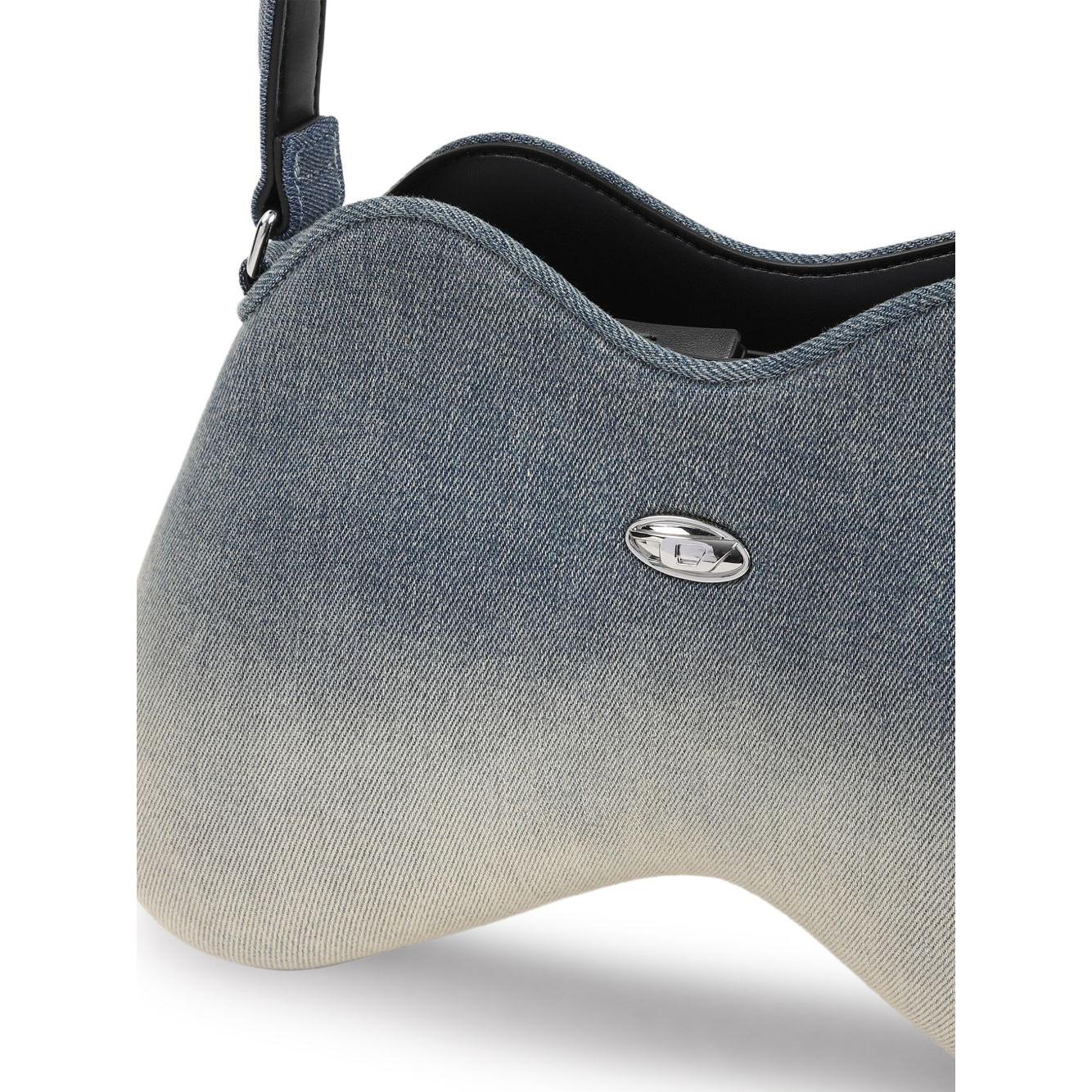 Diesel Diesel double-d denim shoulder bag X10327P5499H9749-P25 LDin,Spring - Summer 2025,Trending,Women,Women > Bags,Women > Bags > Shoulder,Yes Eu