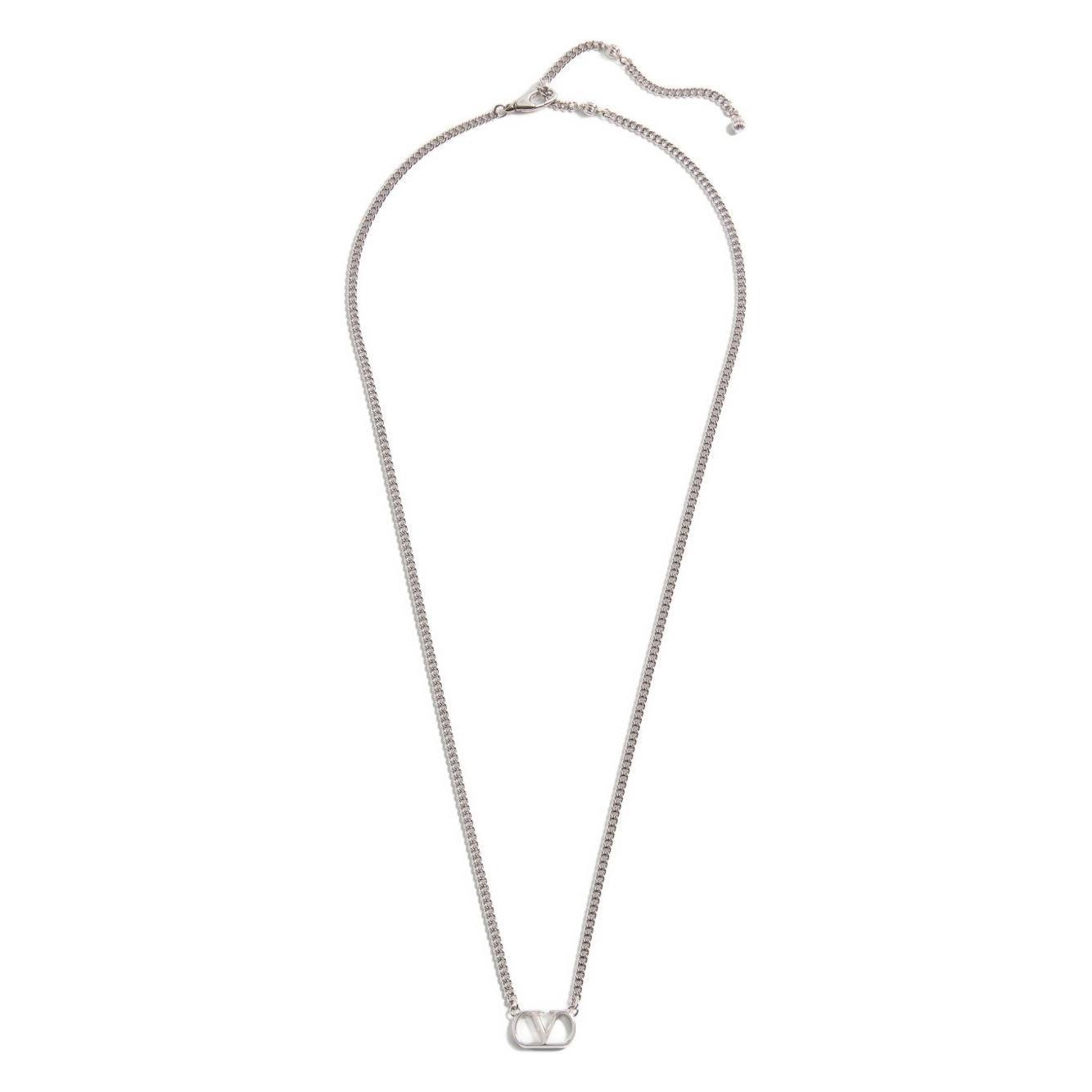 Valentino Garavani Vlogo Signature Necklace YJ0AG7MET172-AI25