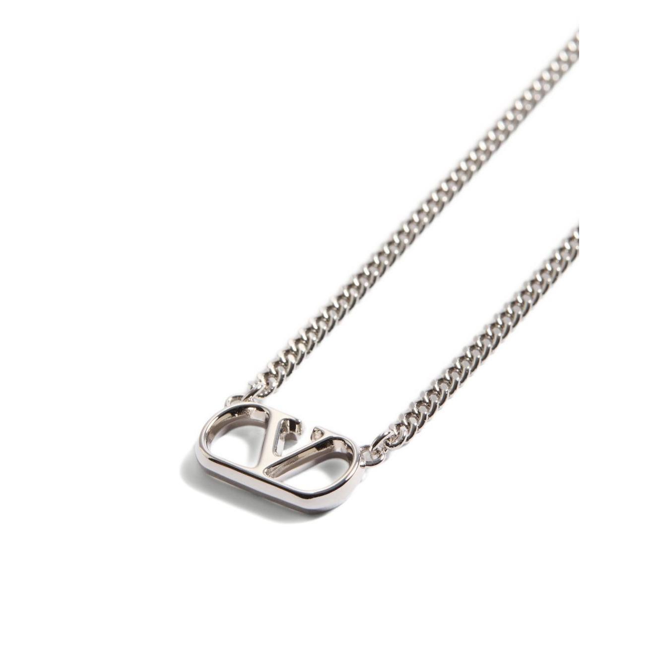 Valentino Garavani Vlogo Signature Necklace YJ0AG7MET172-AI25