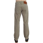 Acht Beige Straight Fit Cotton Jeans for Men Jeans & Pants Acht Dim Gray
