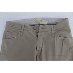 Acht Beige Straight Fit Cotton Jeans for Men Jeans & Pants Acht Dim Gray