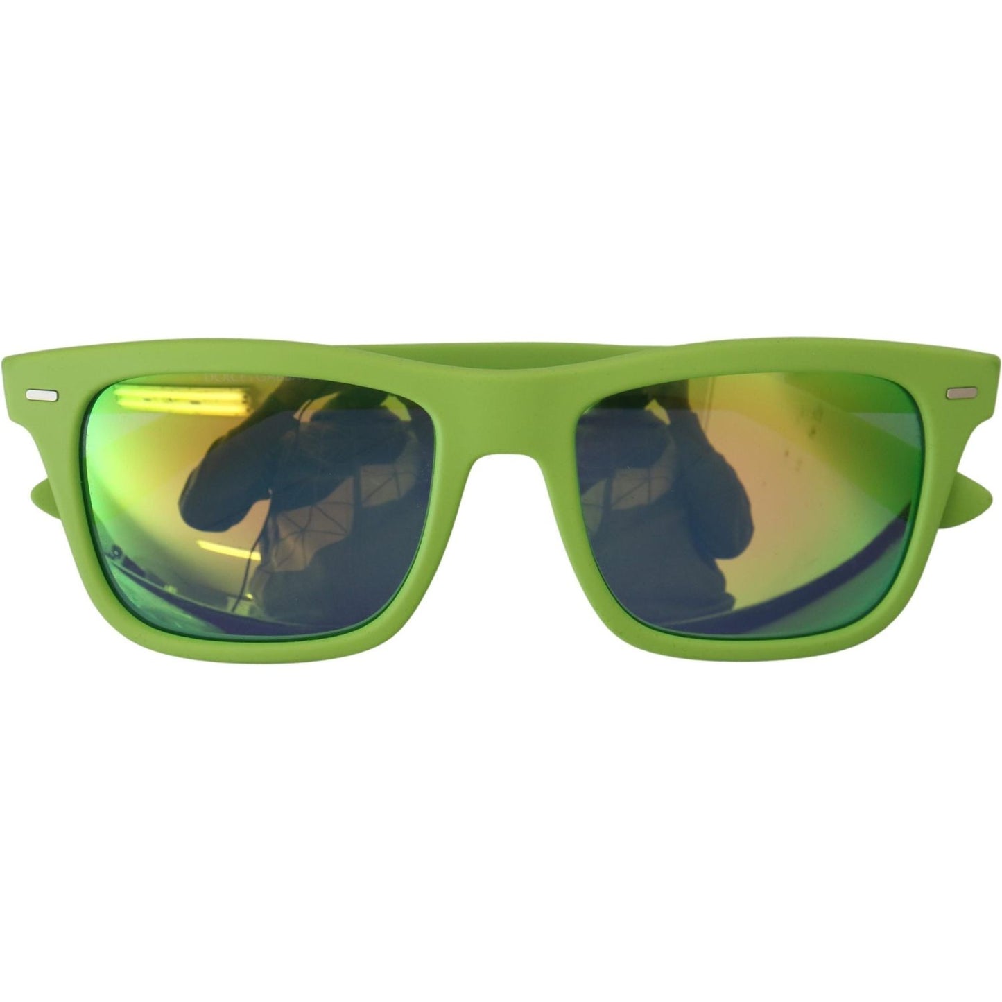 Dolce & Gabbana Green Rubber Full Rim Frame Shades DG6095 Acid Sunglasses