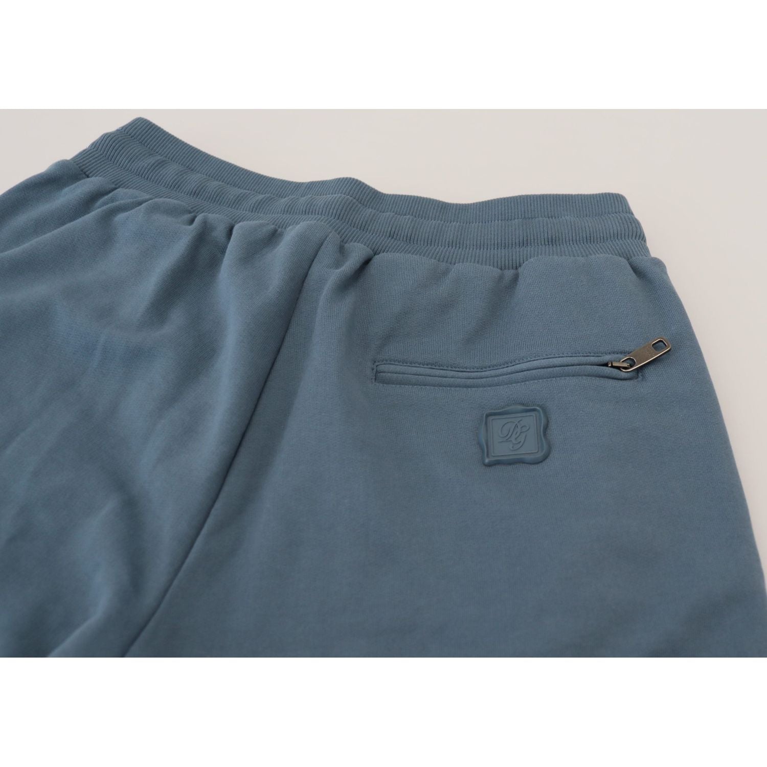 Dolce & Gabbana Blue Cotton Bermuda Casual Mens Shorts