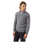Uominitaliani Gray Merino Wool Men Sweater UO-7825-S
