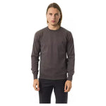 Uominitaliani Gray Merino Wool Men Sweater UO-7818-L