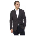 Verri Gray Wool Men Blazer VE-18297-IT48 | M