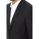 Verri Gray Wool Men Blazer VE-18297-IT48 | M