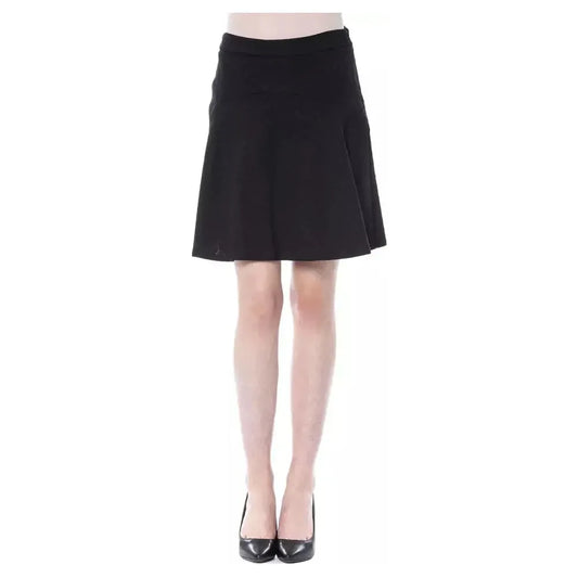 BYBLOS Black Polyester Women Skirt WOMAN SKIRTS
