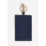 Trussardi Blue Leather Men Badge Holder TR-21582