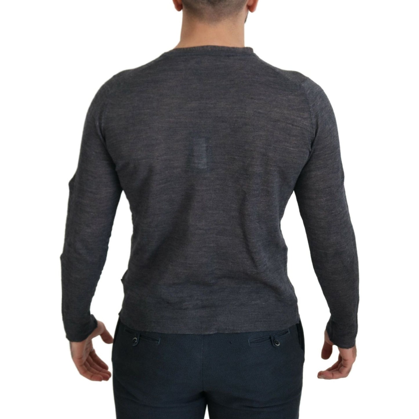 Costume National Gray Crewneck Pullover Sweater TSH8227 - 48