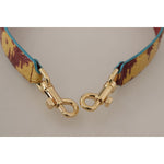 Dolce & Gabbana Elegant Ayers Leather Bag Strap Dolce & Gabbana Dark Gray