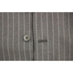 Dolce & Gabbana Gray Striped Wool Logo Vest Gilet Weste GSS12015-1