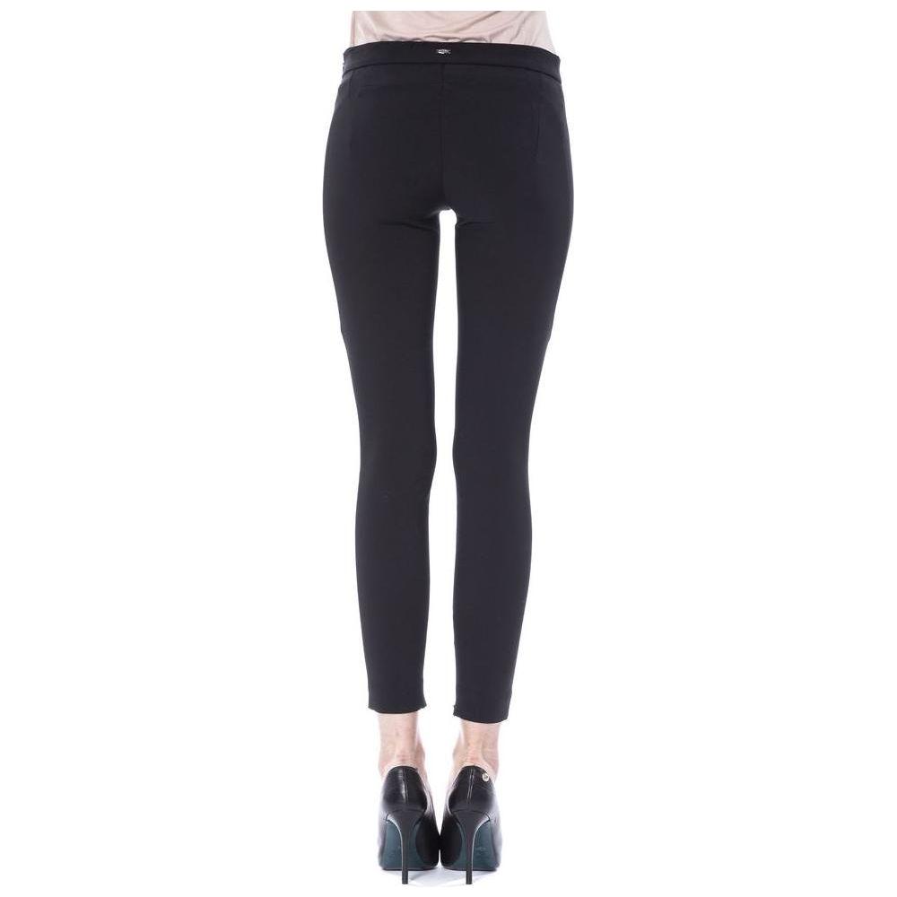 BYBLOS Black Polyester Women's Skinny Pant BYBLOS