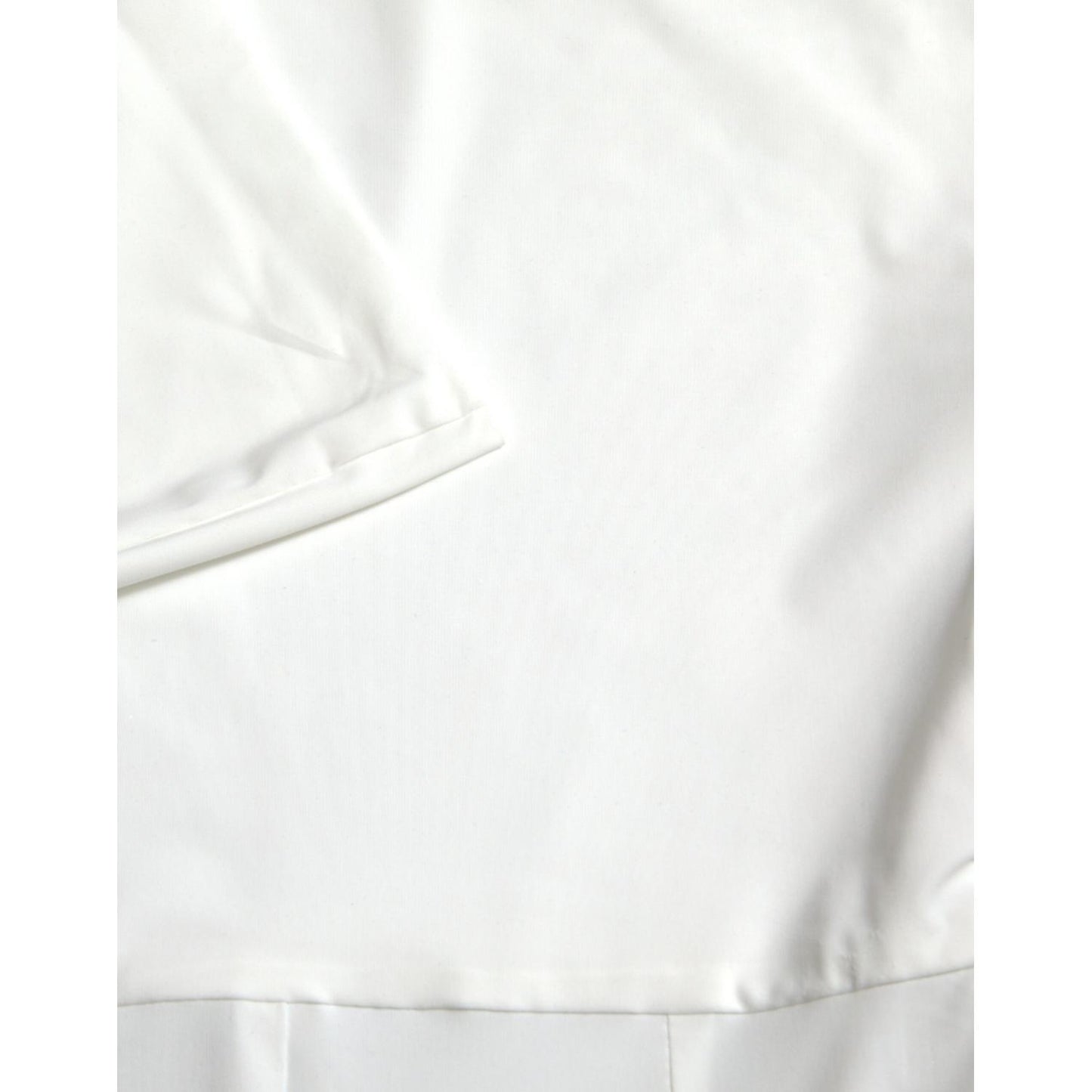 Dolce & Gabbana White Nylon Strapless Bodycon Jumpsuit Dress DR281060-40