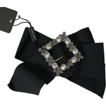 Dolce & Gabbana Black Swarovski Crystal Embellished Hair Clip Dolce & Gabbana Black