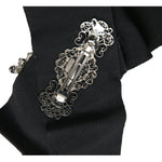 Dolce & Gabbana Black Swarovski Crystal Embellished Hair Clip Dolce & Gabbana Black