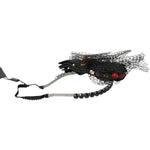 Dolce & Gabbana Black Strawberry Sicily Crystal Mesh Net Headband Diadem SMY101429