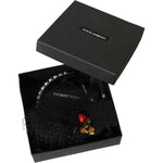 Dolce & Gabbana Black Strawberry Sicily Crystal Mesh Net Headband Diadem SMY101429