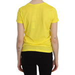 Dsquared² Yellow Round Neck Short Sleeve Shirt Top Blouse Dsquared² Dark Khaki