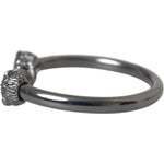 Nialaya Black Rhodium Lion Bangle Bracelet Women SMY10248-S