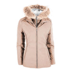 Yes Zee Beige Polyamide Women Jacket YE-7366-XXL