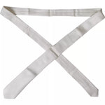 Dolce & Gabbana White Silk Classic Adjustable Men Tie KRA3366