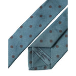 Dolce & Gabbana Green Black Polka Dot Silk Adjustable Men Tie KRA3367