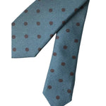 Dolce & Gabbana Green Black Polka Dot Silk Adjustable Men Tie KRA3367