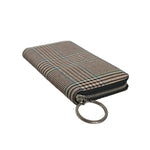 MM6 Maison Margiela Multicolor Houndstooth Continental Zip Around Clutch Wallet BAG1554