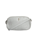 Aniye By White Croc Print Leather Crossbody Sling Bag BAG1573