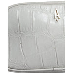 Aniye By White Croc Print Leather Crossbody Sling Bag BAG1573