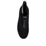 Alexander McQueen Black White Neoprene Takeshi Mid Calf Boots Shoes