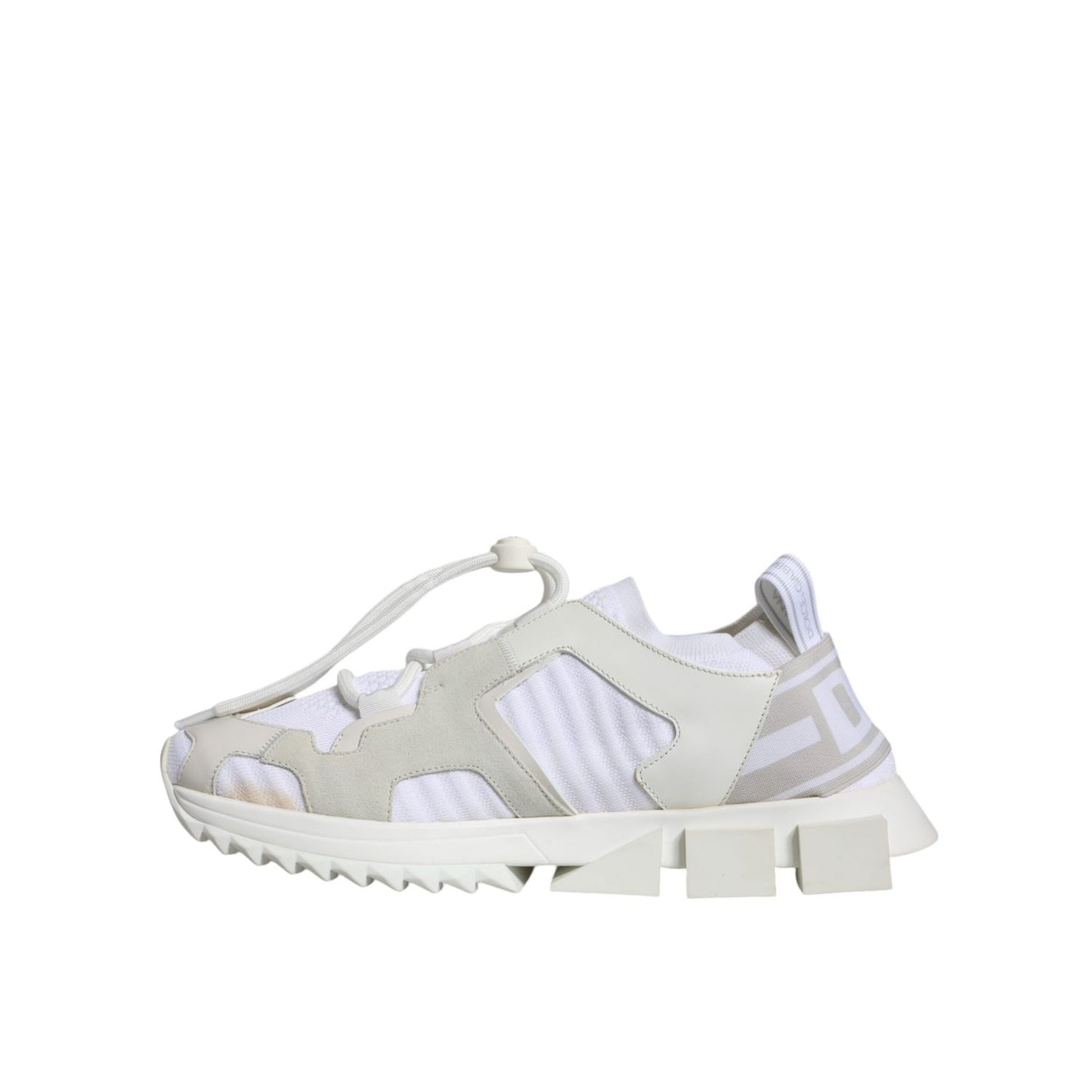 Dolce & Gabbana White Mesh Sorrento Trekking Sneakers Shoes MV6195-42