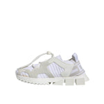 Dolce & Gabbana White Mesh Sorrento Trekking Sneakers Shoes MV6195-42