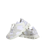 Dolce & Gabbana White Mesh Sorrento Trekking Sneakers Shoes MV6195-42