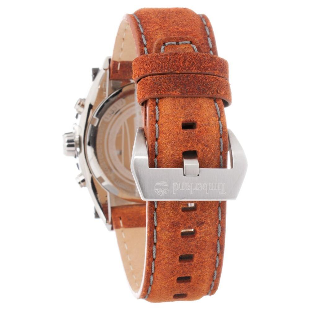 Timberland Brown Leather Dress Watch