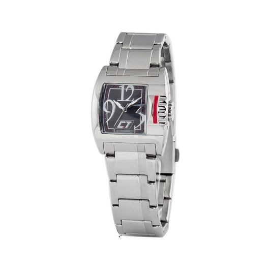 Chronotech Silver Stainless Steel Watch