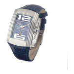 Chronotech Blue Leather Watch