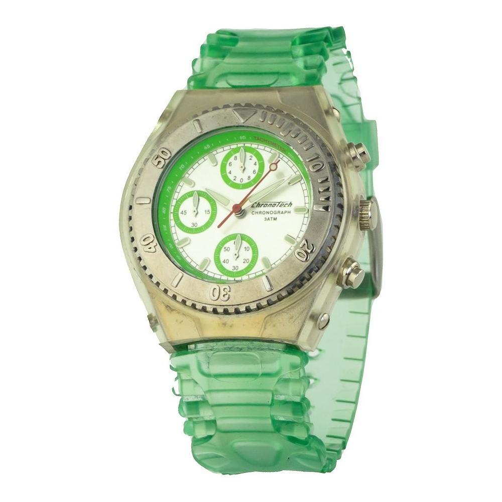 Chronotech Green Rubber Watch
