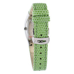 Chronotech Green Leather Watch